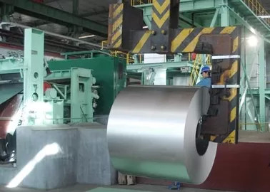 Cromado 610mm CID SGCC estándares de galvanizado por inmersión en caliente de la cinta de acero con spangle regular