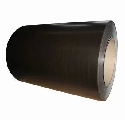 Z100 DX51D Negro Prepintado de acero galvanizado bobina PPGI bobina de zinc Color 0.2X1250mm